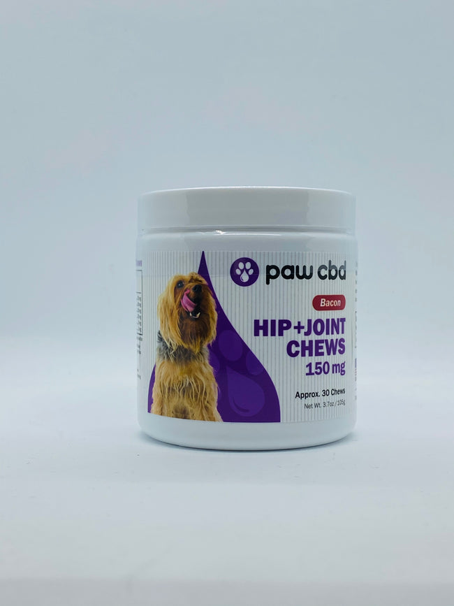 Paw CBD Hip + Joint Bacon Soft Chews - Beyond Full Spectrum