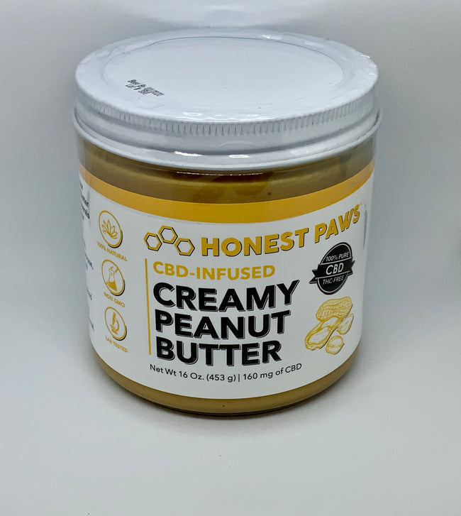 Honest Paws CBD Creamy Peanut Butter - Beyond Full Spectrum