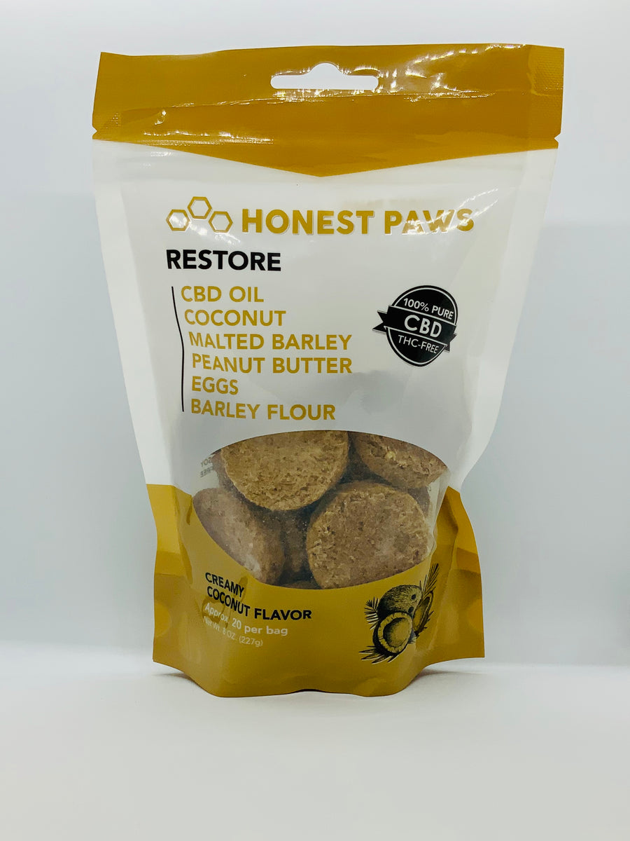 Honest Paws Restore CBD Dog Treats - Beyond Full Spectrum