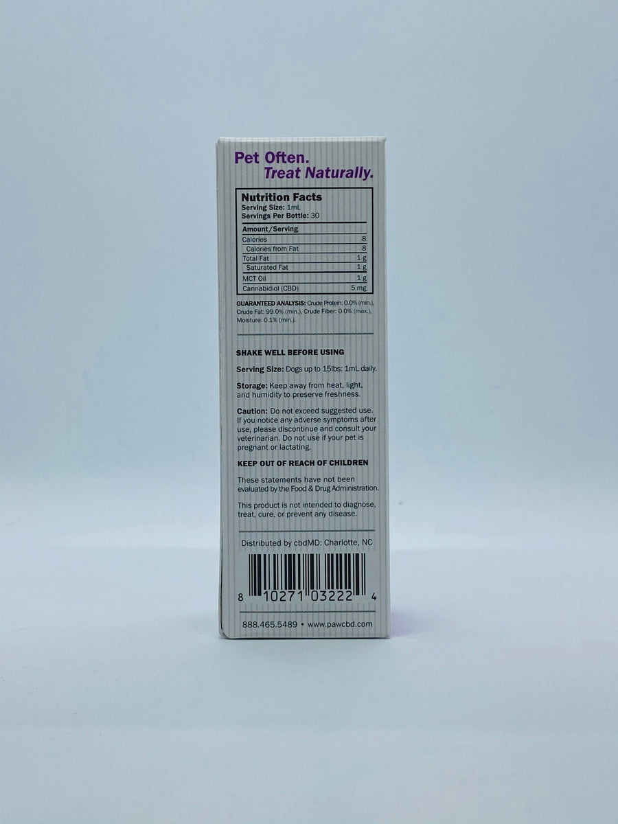 Paw CBD Oil Tincture - Beyond Full Spectrum